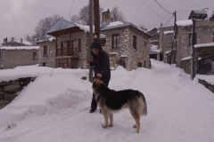 Nymfaion, north Greece - winter.