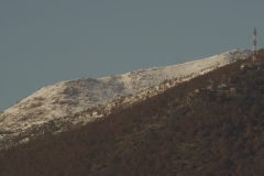 Kastoria lake, winter. North Greece.