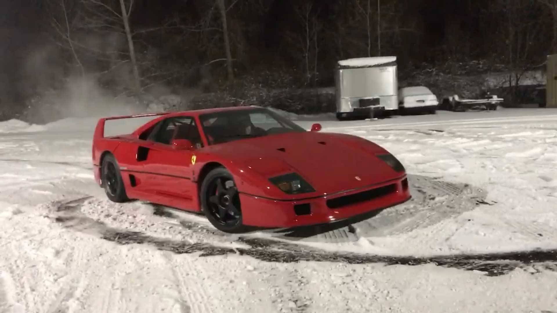 ferrari-f40-donut